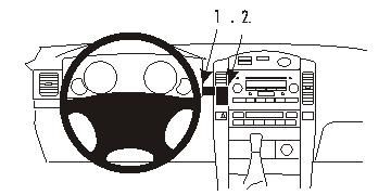 ProClip Monteringsbøyle Toyota LandCruiser 90 03-05, Sentrert i gruppen Billyd / Hva passer i min bil / Toyota / Landcruiser / Landcruiser 1996-2008 hos BRL Electronics (240853399)