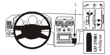 Brodit ProClip, Volkswagen Touran 03-15 i gruppen Billyd / Hva passer i min bil / Volkswagen / Touran / Touran 2003-2010 hos BRL (240853417)