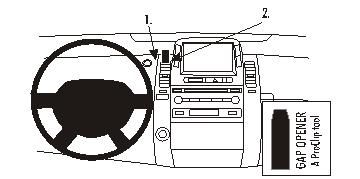 ProClip Monteringsbøyle Toyota Prius 04-09 i gruppen Billyd / Hva passer i min bil / Toyota / Prius / Prius 2004-2009 hos BRL (240TOYPRI04PROC)