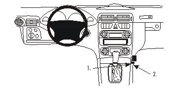 Mercedes Benz C-klasse 00-06, vinklet, lav i gruppen Billyd / Hva passer i min bil / Mercedes / C-klasse / C-klasse 2008-2014 W204 hos BRL (240853481)
