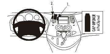 ProClip Monteringsbøyle Mitsubishi Grandis 04-10, Sentrert i gruppen Billyd / Hva passer i min bil / Mitsubishi hos BRL Electronics (240853488)