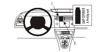 Citroen C4 05-10, Sentrert, Navigasjonsskjerm i gruppen Billyd / Hva passer i min bil / Citroën / C4 / C4 2004-2010 hos BRL (240853534)