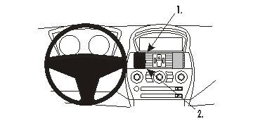 ProClip Monteringsbøyle BMW 6-serie E63, E64 04-10, Sentrert i gruppen Billyd / Hva passer i min bil / BMW / BMW 6-serie / BMW E63 2004-2011 hos BRL Electronics (240853541)