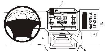 Mercedes Benz Vito 04-14, Sentrert, Hanskerom i gruppen Billyd / Hva passer i min bil / Mercedes / Vito / Vito 2003-2014 hos BRL (240853569)