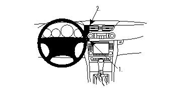 Brodit ProClip, Mercedes Benz CLS-Class 05-10 i gruppen Billyd / Hva passer i min bil / Mercedes / CLS hos BRL (240853624)