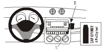 Brodit ProClip, Smart ForFour 04-06 i gruppen Billyd / Hva passer i min bil / Smart hos BRL (240853651)
