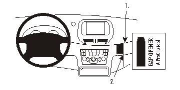 ProClip Monteringsbøyle Nissan Almera Tino 04-06, Vinklet i gruppen Billyd / Hva passer i min bil  / Nissan / Almera hos BRL Electronics (240853654)