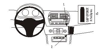 ProClip Monteringsbøyle BMW Z4 03-08, Vinklet i gruppen Billyd / Hva passer i min bil / BMW / BMW Z4 / BMW Z4 2006- hos BRL Electronics (240853655)