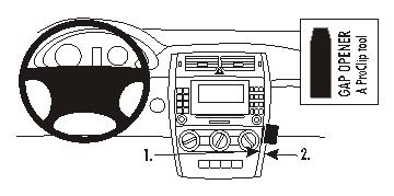 Brodit ProClip, Mercedes Benz B-Class 05-11 i gruppen Billyd / Hva passer i min bil / Mercedes / B-klasse hos BRL (240853661)