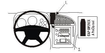 ProClip Monteringsbøyle Saab 9-7x 06-10, Center i gruppen Billyd / Hva passer i min bil / SAAB / 9-7X / 9-7X 2005-2009 hos BRL Electronics (240853683)
