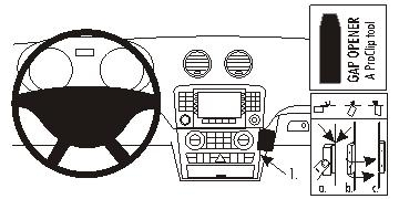 Brodit ProClip, Mercedes Benz GL-Class 06-12 i gruppen Billyd / Hva passer i min bil / Mercedes / GL hos BRL (240853851)
