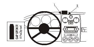 Chrysler PT Cruiser 06-10, Sentrert i gruppen Billyd / Hva passer i min bil / Chrysler / Chrysler PT Cruiser hos BRL (240853913)