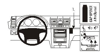 Brodit ProClip, Ssang Yong Rexton 06-07 i gruppen Billyd / Hva passer i min bil / Ssangyong hos BRL (240853952)