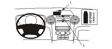 ProClip Monteringsbøyle Kia Carens 07-13, Sentrert i gruppen Billyd / Hva passer i min bil / Kia / Carens / Carens 1998- hos BRL Electronics (240853960)