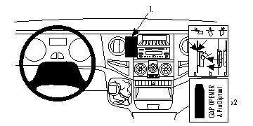 Brodit ProClip, Iveco Daily 06-14 i gruppen Billyd / Hva passer i min bil / Iveco Daily hos BRL (240853968)