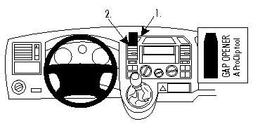 ProClip Monteringsbøyle Volkswagen Caravelle 04-09 i gruppen Billyd / Hva passer i min bil / Volkswagen / Transporter / Transporter T5 2003-2009 / Øvrig Transport T5 2003-2009 hos BRL Electronics (240VWCAR04PROC)