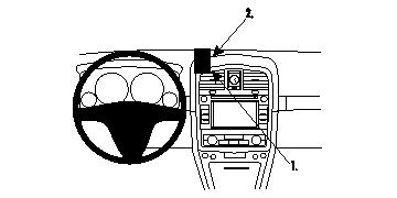 Brodit ProClip, Cadillac SRX 07-09 i gruppen Billyd / Hva passer i min bil / Cadillac / Cadillac SRX hos BRL (240854026)