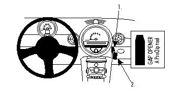 Brodit ProClip, Mini Cooper Coupé 07-16 i gruppen Nyheter hos BRL (240854046)