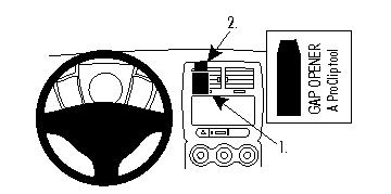 Brodit ProClip, Toyota Urban Cruiser 09-16 i gruppen Billyd / Hva passer i min bil / Toyota / Urban Cruiser hos BRL (240854111)