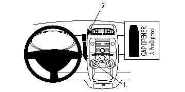 ProClip Monteringsbøyle Subaru Justy 08-10/Daihatsu Sirion 08-15, Sentrert i gruppen Billyd / Hva passer i min bil  / Subaru hos BRL Electronics (240854120)