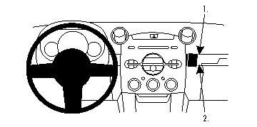ProClip Monteringsbøyle Mazda 2 08-10, Vinklet i gruppen Billyd / Hva passer i min bil / Mazda / Mazda 2 / Mazda 2 2007- hos BRL Electronics (240854128)