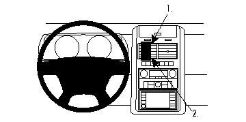 ProClip Monteringsbøyle Dodge Journey 09-10, Sentrert i gruppen Billyd / Hva passer i min bil / Dodge hos BRL (240854161)