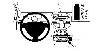 Renault Twingo 08-12, Sentrert i gruppen Billyd / Hva passer i min bil / Renault / Twingo hos BRL (240854208)