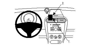 ProClip Monteringsbøyle Opel Agila 08-15/Suzuki Splash 08-14, Sentrert i gruppen Billyd / Hva passer i min bil / Opel / Agila / Agila 2007- hos BRL Electronics (240854220)