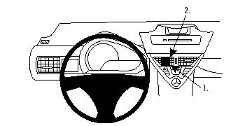 Brodit ProClip, Toyota iQ 09-19 i gruppen Billyd / Hva passer i min bil / Toyota / iQ / iQ 2009-2015 hos BRL (240854291)