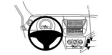 ProClip Monteringsbøyle Nissan Pixo/Suzuki Alto 09-15 i gruppen Billyd / Hva passer i min bil / Nissan / Pixo hos BRL (240NISPIX09PROC)