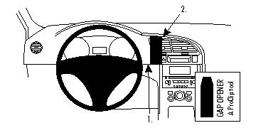 Brodit ProClip, Peugeot 3008 09-16 i gruppen Billyd / Hva passer i min bil / Peugeot / Peugeot 3008 / Peugeot 3008 2008-2016 hos BRL (240854344)