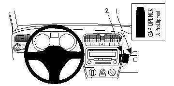Brodit ProClip, Volkswagen Polo 10-14 i gruppen Billyd / Hva passer i min bil / Volkswagen / Polo / Polo 2010-2017 hos BRL (240854383)