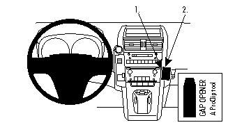 ProClip Monteringsbøyle Lexus HS Serie 10-13, Vinklet i gruppen Billyd / Hva passer i min bil  / Lexus hos BRL Electronics (240854409)