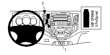 Brodit ProClip, Toyota HiLux 10-11 i gruppen Billyd / Hva passer i min bil / Toyota / Hilux / Hilux 2005-2015 hos BRL (240854436)