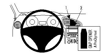 Brodit ProClip, Peugeot 5008 10-17 i gruppen Billyd / Hva passer i min bil / Peugeot / Peugeot 5008 hos BRL (240854439)