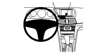 Brodit ProClip, Mercedes Benz E-Class, Convertible/Coupé 10-13 i gruppen Nyheter hos BRL (240854459)