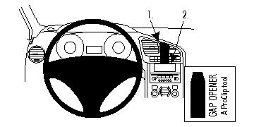 Brodit ProClip, Peugeot 5008 10-17 i gruppen Billyd / Hva passer i min bil / Peugeot / Peugeot 5008 hos BRL (240854465)