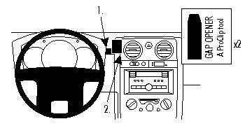 Brodit ProClip, Isuzu D-Max/Rodeo 08-12 i gruppen Billyd / Hva passer i min bil / Isuzu hos BRL (240854473)