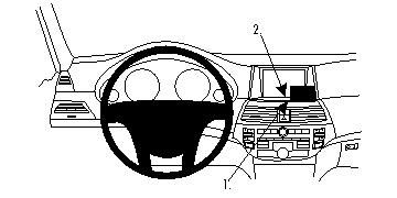 Honda Accord Coupé 08-12/Crosstour 10-12, Sentrert, Høyre i gruppen Billyd / Hva passer i min bil / Honda / Accord / Accord 2009-2015 hos BRL (240854592)
