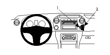 Brodit ProClip, Volkswagen Amarok 11-16 i gruppen Billyd / Hva passer i min bil / Volkswagen / Amarok / Amarok 2010-2021 hos BRL (240854602)