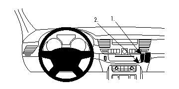 ProClip Monteringsbøyle Audi A8 11-15, Vinklet i gruppen Billyd / Hva passer i min bil  / Audi / Audi A8 / Audi A8 2004- hos BRL Electronics (240854606)