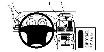 Volvo XC60 09-15, Sentrert, Høy, Høyre i gruppen Billyd / Hva passer i min bil / Volvo / Volvo XC60 / Volvo XC60 2008-2017 / Øvrig XC60 2008-2017 hos BRL (240854625)