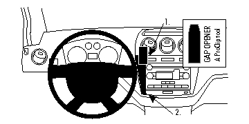 Brodit ProClip, Ford Transit Connect 12-13 i gruppen Billyd / Hva passer i min bil / Ford / Transit Connect / Transit Connect 2002-2013 hos BRL (240854743)