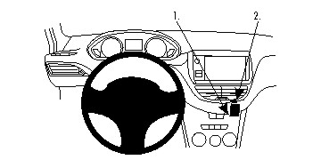 Brodit ProClip, Peugeot 2008/208 12-19 i gruppen Billyd / Hva passer i min bil / Peugeot / Peugeot 2008 / Peugeot 2008 2013-2019 hos BRL (240854764)
