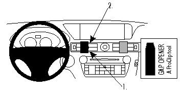 ProClip Monteringsbøyle Lexus GS Serie 13-15, Sentrert i gruppen Billyd / Hva passer i min bil / Lexus hos BRL Electronics (240854776)