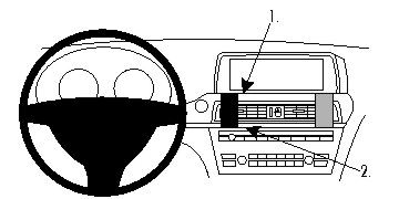 ProClip Monteringsbøyle BMW 6-serie F12, F13 12-15, Sentrert i gruppen Billyd / Hva passer i min bil  / BMW / BMW 6 serie / BMW E63 2004-2011 hos BRL Electronics (240854781)