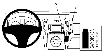 Brodit ProClip, Isuzu D-Max 12-20 i gruppen Billyd / Hva passer i min bil / Isuzu hos BRL (240854799)