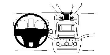 Dodge Journey 11-15, Sentrert i gruppen Billyd / Hva passer i min bil / Dodge hos BRL (240854806)