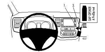 Brodit ProClip, Mitsubishi Outlander 13-21 i gruppen Billyd / Hva passer i min bil / Mitsubishi / Outlander / Outlander 2013-2021 hos BRL (240854817)