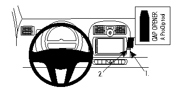 Brodit ProClip, Smart ForTwo 11-14 i gruppen Billyd / Hva passer i min bil / Smart hos BRL (240854827)